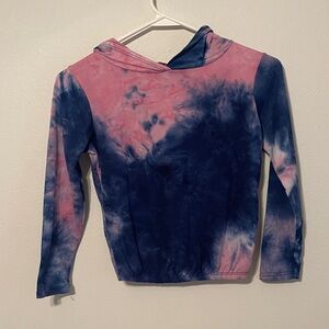 Vibrant Tie-Dye Long Sleeve Hoodie for Kids